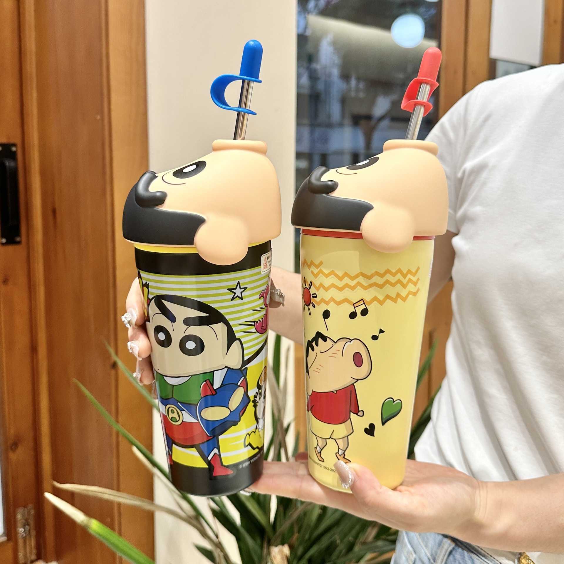 Crayon Shin-chan Collaboration Insulated Cup 2025 New High-Value Ice Cup Large Capacity Summer Water Cup Gift L251212AZW2-image-1098047930