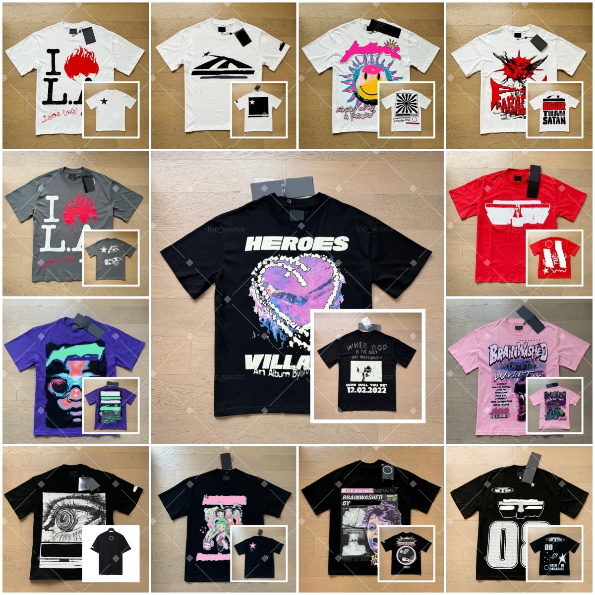 High Quality Men's Graffiti Print Short Sleeve T-Shirt, Vintage Washed Cotton Hip Hop Designer Tee, Casual Streetwear Tops for Fashion and Dail