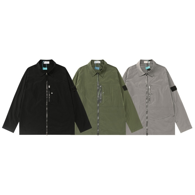Nylon Garment jacket mens designer tech nylon waterproof gore zipper jackets high quality 3 in 1 lightweight coat outdoor sports men coats Sunscreen