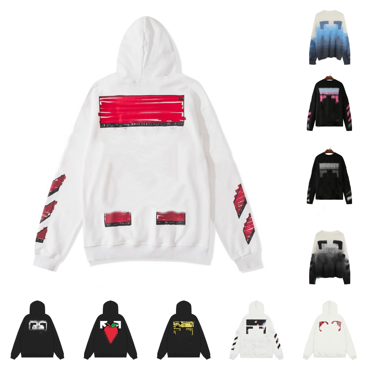 Designer Sweat à capuche Femmes Sweats à capuche graphiques Lettre de qualité supérieure imprimée à manches longues ronde lâche noir gris coton s