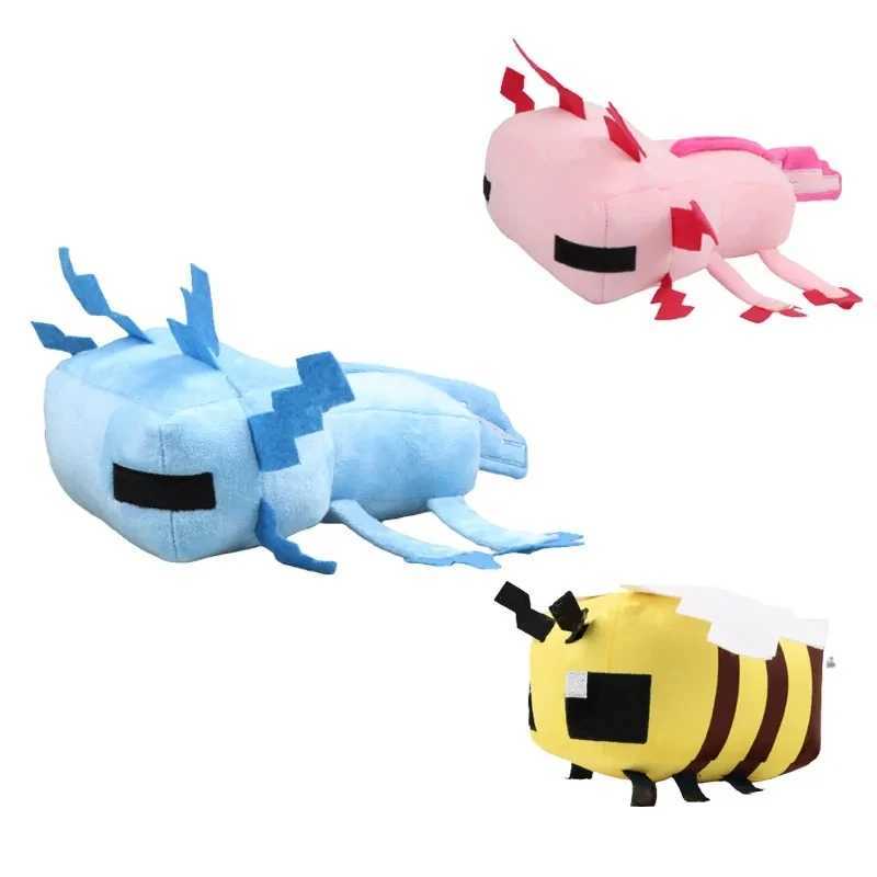 30cm Blue Axolotl Plush Toys Kawaii Axolotl Stuffed Animal Dolls Soft Game Peluche Birthday Gift for Children Kids Xmas Gift L2512128AM4-image-1098019903