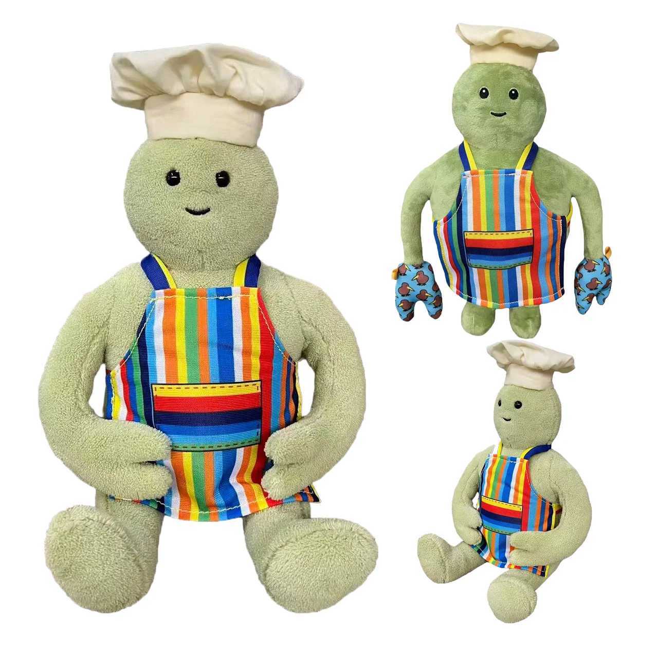 Anime Tiny Chef Show Plush Toy Cartoon Animation Suffed Doll Wearing Apron Collection Plushie Toy Kid Birthday Christmas Gifts L251212R6QJ-image-1098025588