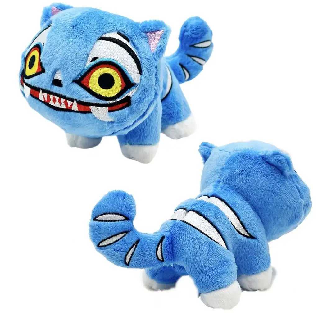 Anime Hunters Plush Cute Purple Tiger Black Hat Magpie With 3 Eyes Monster Hunt Girl Group Stuffed For Fans Gifts L2512128H8R-image-1098019796