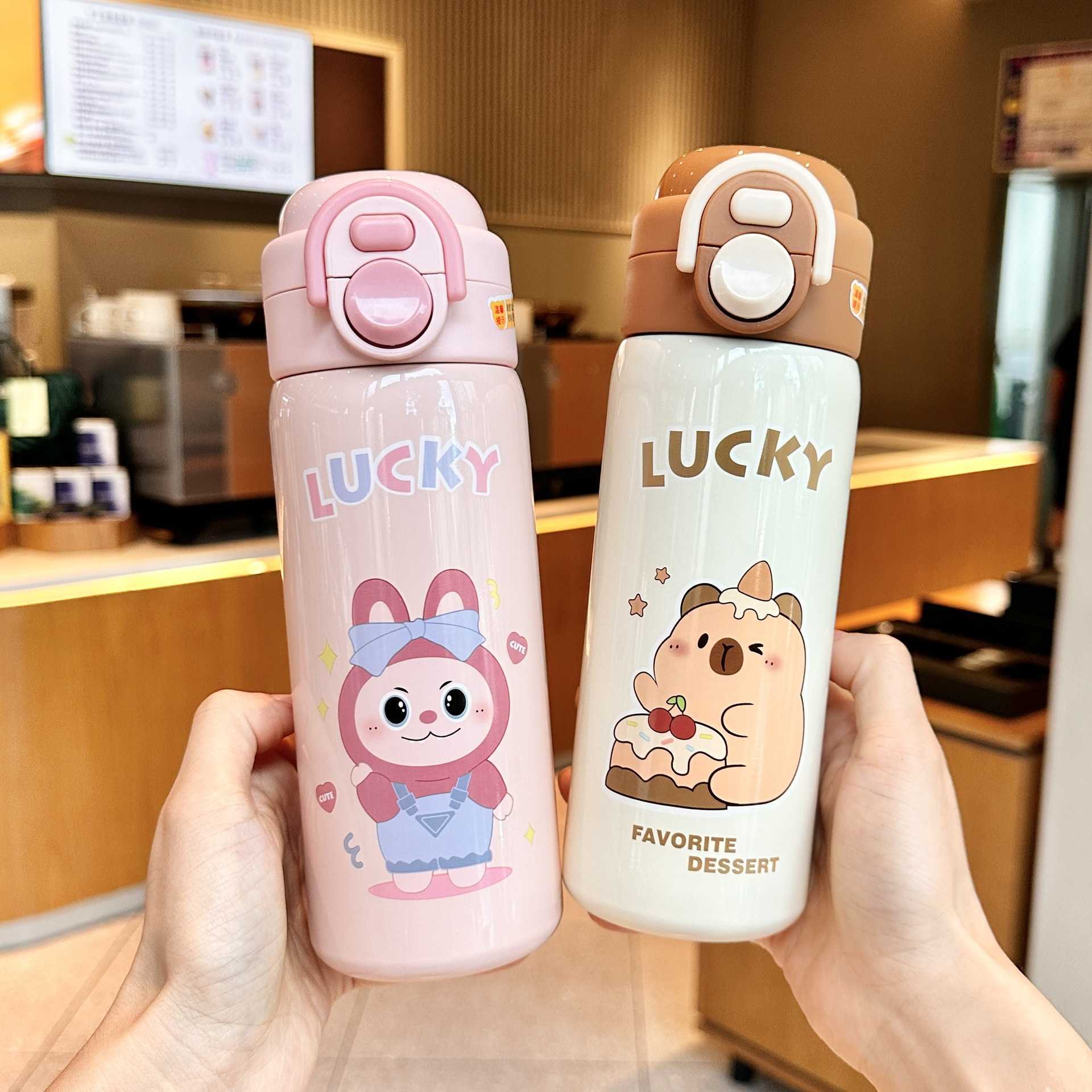 Childrens Insulated Water Bottle for Students Boys and Girls 2025 New Outdoor Sports Double Drinking Cup L251212LZGY-image-1098051666