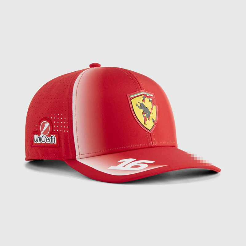 wholesale Casquette 2026 Charles Leclerc Roja Racing cap Lewis Hamilton Designer Baseball Men Brand hat Cap Ferrari F1 series caps Men's and