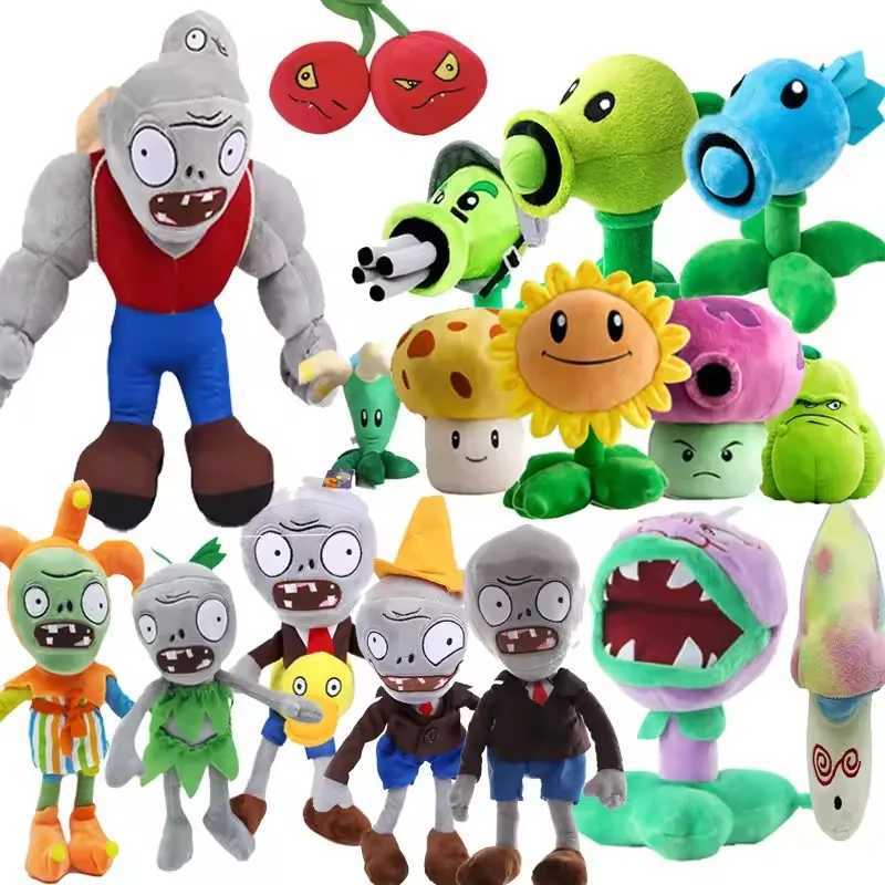 New 1pcs Plants vs Zombies Video Game Character Plush Doll Sunflower Chomper Melon Peashooter Plants Stuffed Toys for Children L251212CMSN-image-1098017314