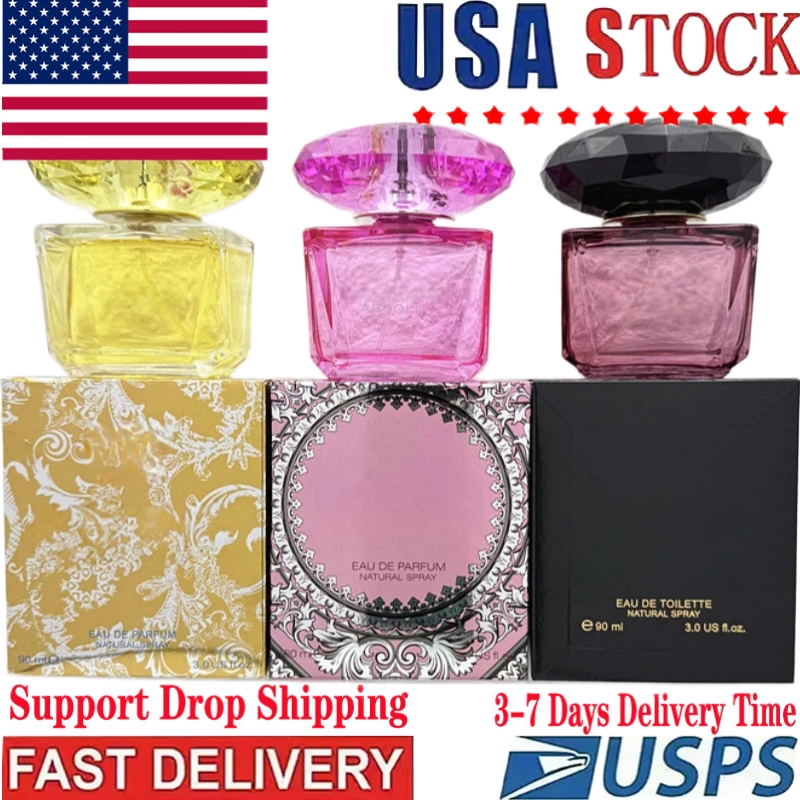 USA 3-7 Days Delivery Women Perfume Bright Crystal Cologne Spray Long Lasting Smell Fragrance EDP Body Mist Parfum for Female e2d-image-1099460103