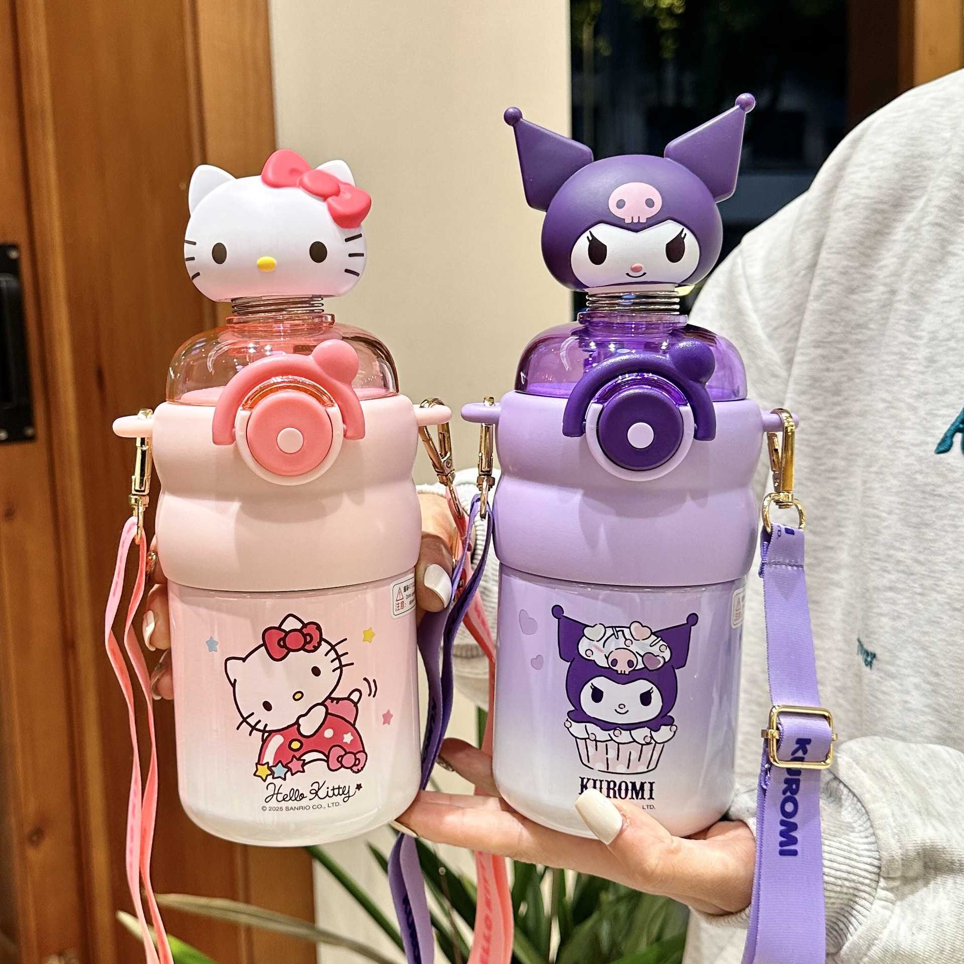 Kuromi Water Cup Cartoon Childrens Insulated Cup Large Size Special for Students 2025 New High-Value My Melody Water Bottle L251212MTG6-image-1098049830