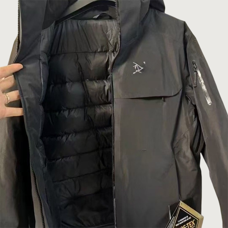 Jacket Mens ski jacket Windbreaker Goretex Designer Sweatshirt Cotton Jacket Thicken Artery Puffer jacket ARC Coat dh773