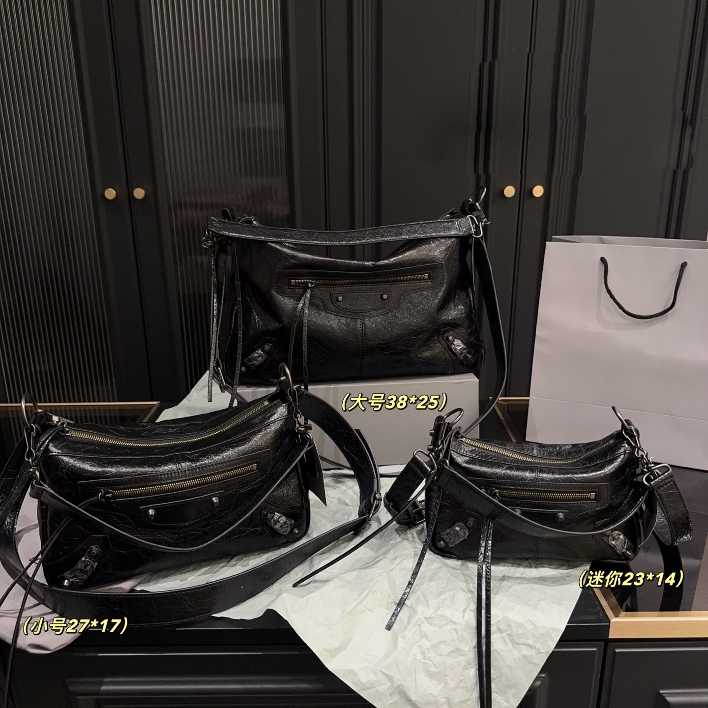 Evening Bags Designer Bag Classic Neo City Motorcycle Tote Luxury Sheepskin Genuine Leather Shoulder Handbag Crossbody Bag Attached Mirror 2026