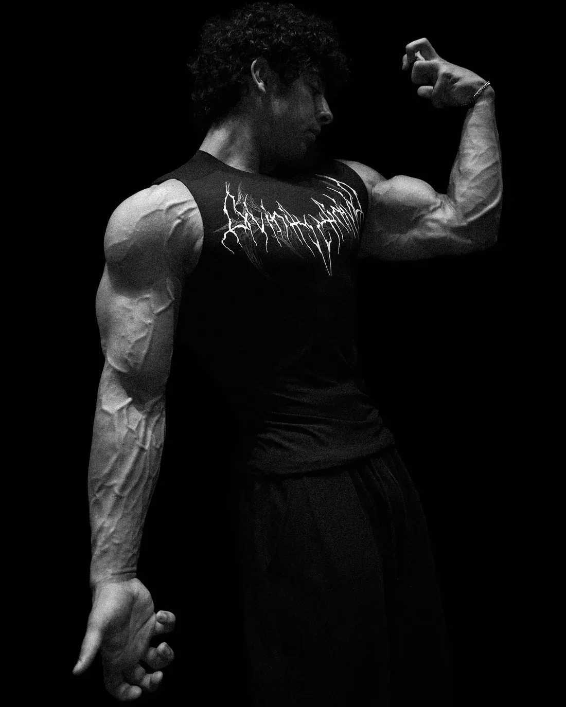 Fitness Quick-drying Vest Sportswear Summer Breathable Quick-drying Muscle Compression Sensation Free Training And Exercise S26319-image-1098188240