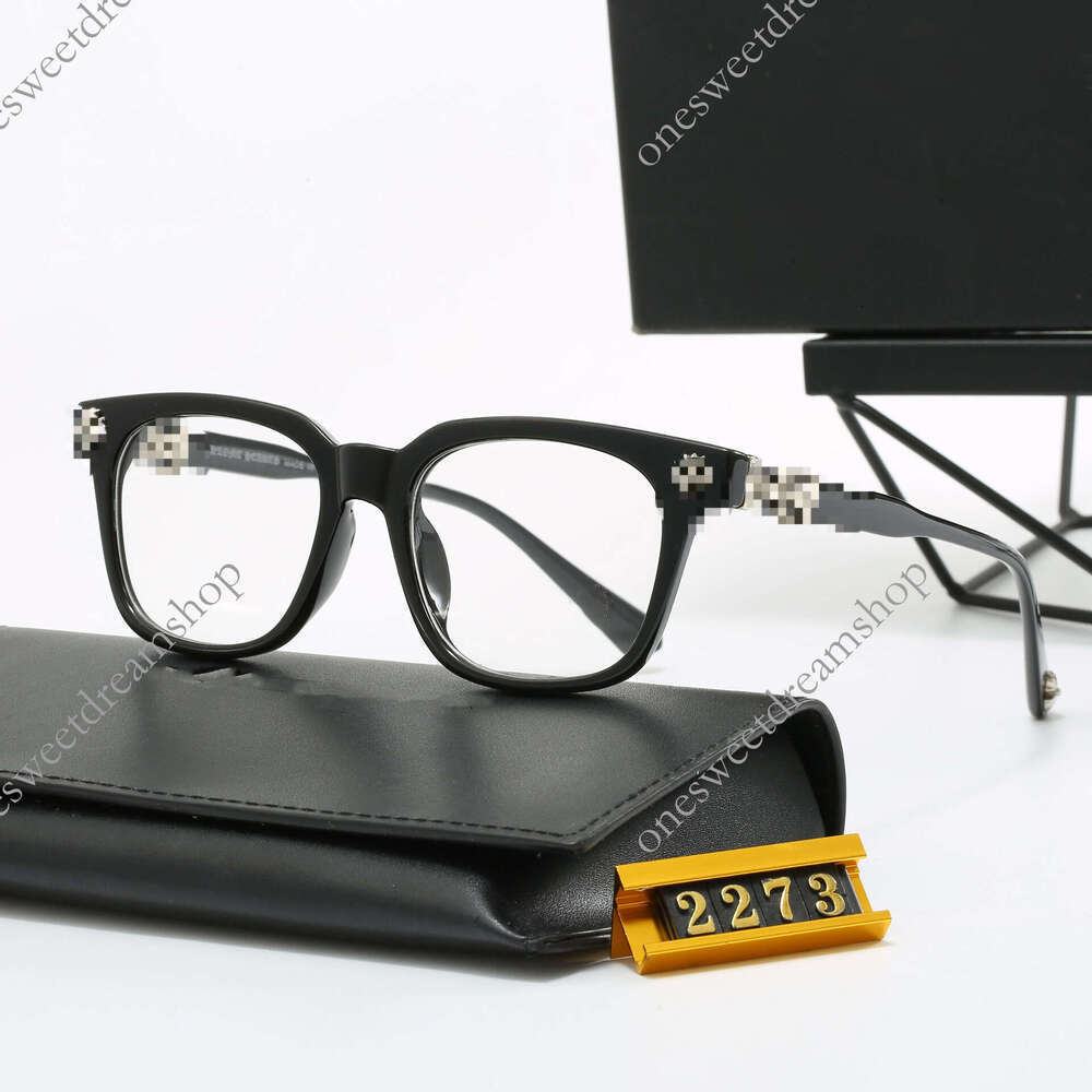 ch romsHearts sunglasses Classic Chrome 2273 Plain Glasses Elegant Style Unisex Ultra-Light Durable Suitable for Daily Wear at Work
