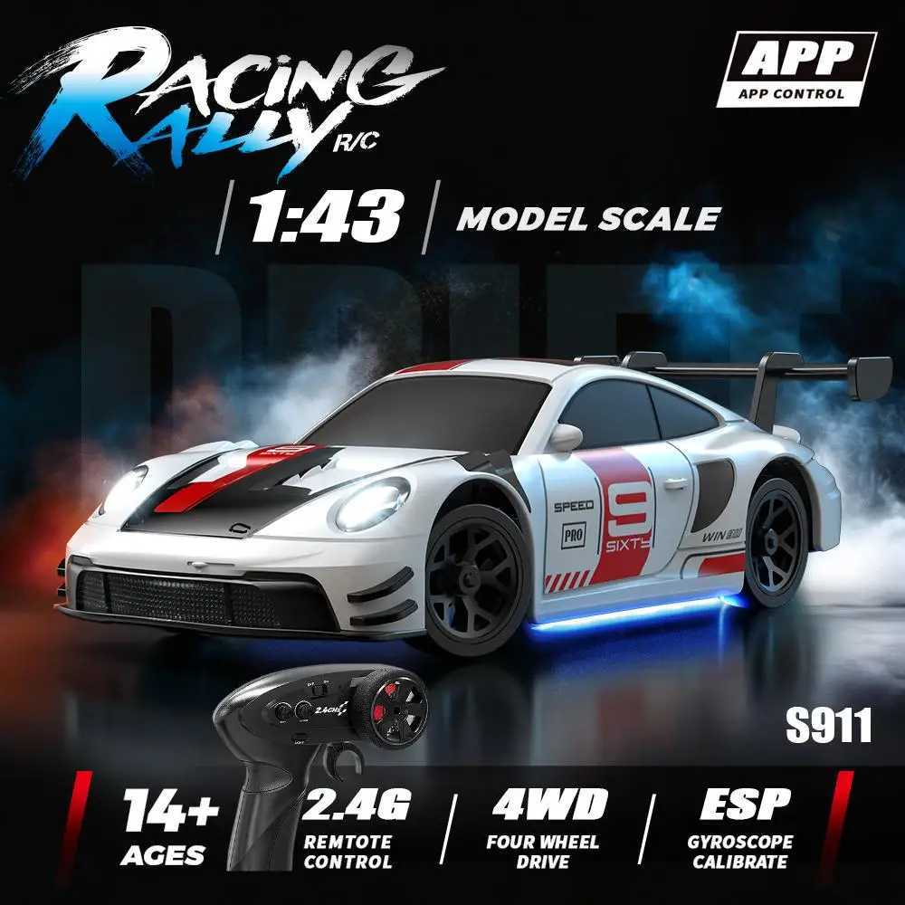Dual Remote Control Mini Drift Car 1/43 24G Full Proportion 4WD High Speed Car with ESP Gyroscope APP Drift Racing Model ToysT260319-image-1098167434