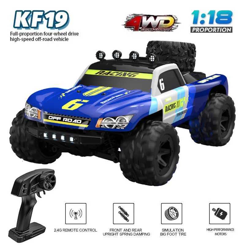 KF19 4WD 118 RC Car Off-Road Truck With LED lights 24G High-Speed Racing Remote Control Cars For Child Gift Entertainment ToysT260319-image-1098174537