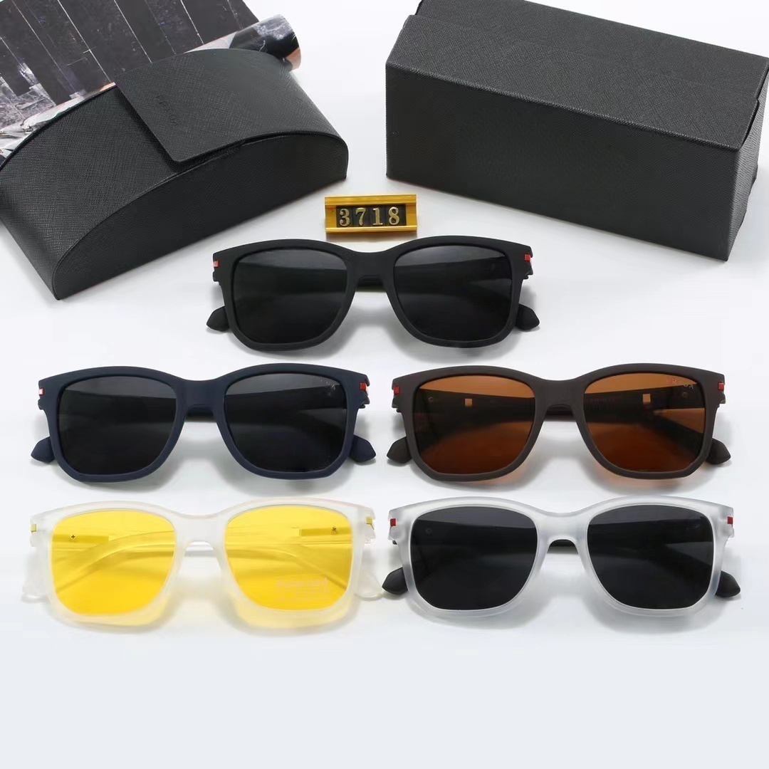 lunettes de soleil de créateurs pour femmes, bordure épaisse, mode, meilleure vente, voyage, pêche, conduite, hommes et femmes, anti-ultraviolets