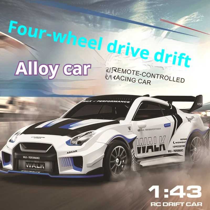 Macro Star RC Car D43 143 Full Scale Four-Wheel Drive Remote Control Drift Car Gyroscope Alloy Flat Running Glowing Model ToyT260319-image-1098172635