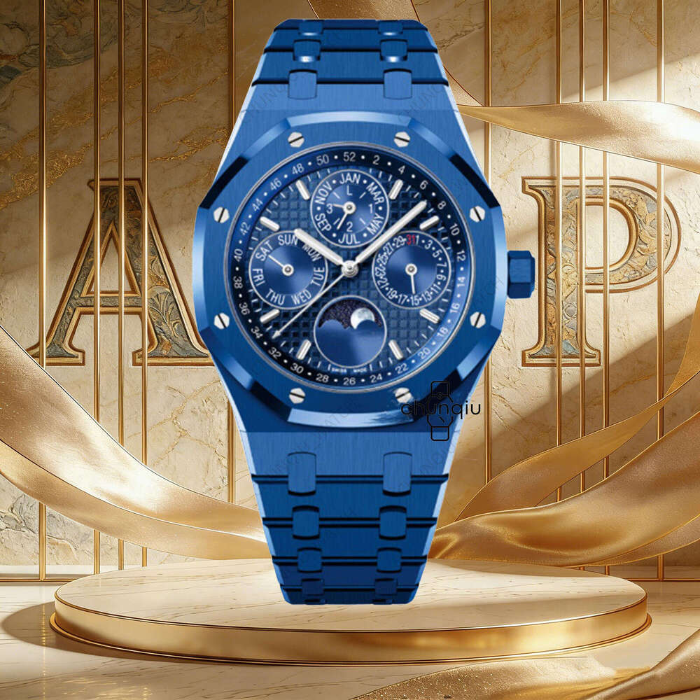 AAA Mens Watch Skeleton Watch Luxury Watch Man Designer Audemarely Watch Moissanite Watch Top Quality Quartz Mechanical Automatic Watch With Box-image-1099129072