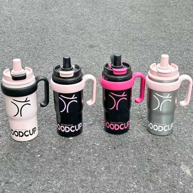 Giant Insulated Cup 316 Stainless Steel Ice Cup High Appearance Men and Women Water Cup Outdoor Portable Straw Cup L251212NCPP-image-1098144820
