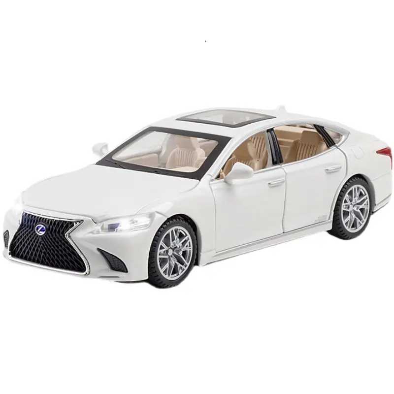 Remote Car 132 Scale LS500h Alloy Car Model With Sound Light Pull Back Function Desktop Ornament Kids Collectible Toy VehicleT260319-image-1098166884