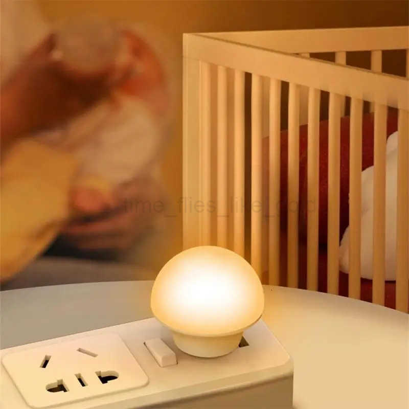 Prise USB Veilleuse Blanc Chaud LED Ampoule Enfichable Portable Chambre Chevet Cuisine Lampe Dessin Animé Décor Lampe de Table Pour Enfants H2603