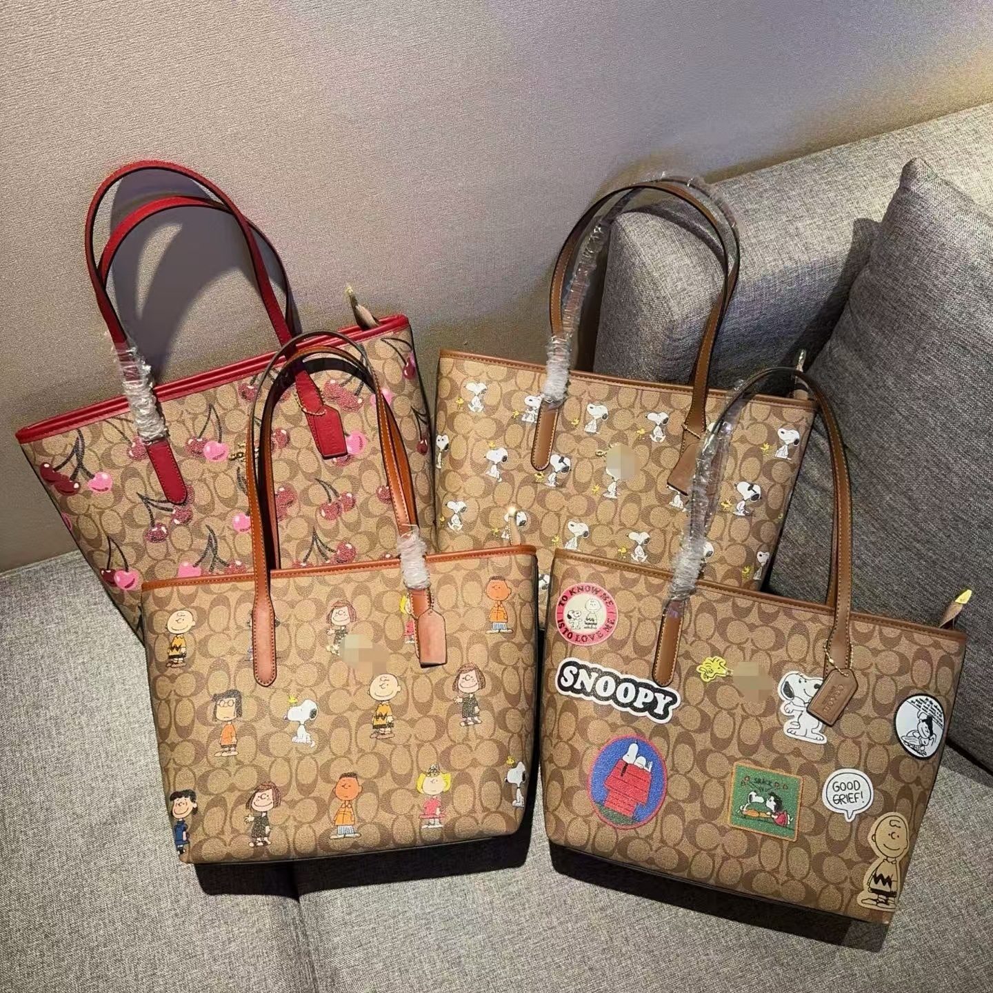 high quality designer bags C Brand City 33 Tote Bag Original High-Quality Womens Bag Old Flower Shopping Bag Large Capacity Mother-Daughter Tote Bag