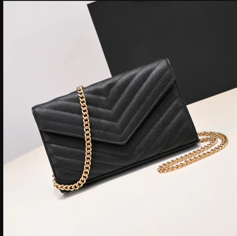 Cassandre Matelasse Haute Qualité Chaîne Portefeuilles Portefeuille De Luxe Mini Sacs À Main Bandoulière Designer Sac Femme Sac À Main Sacs À Ban