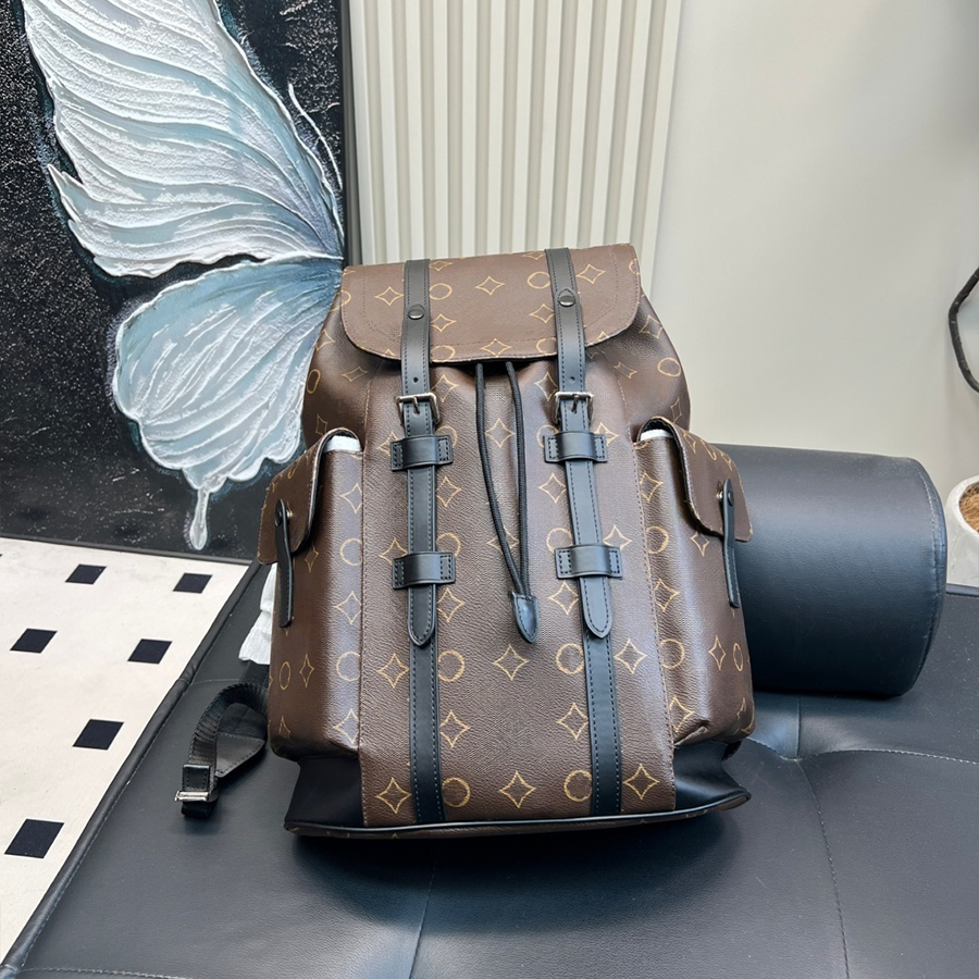 Designer Backpacks Luxury Duffel Bags Outdoor Bags Casual Versatile Business Bag Double Shoulder Straps Contrast Accents Versatile For Daily Light L