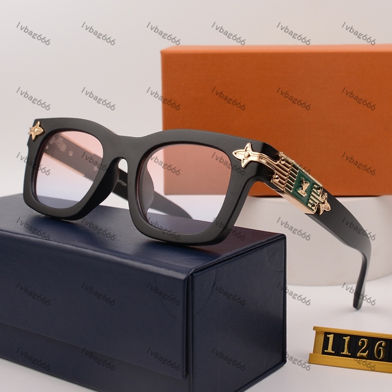 2026 Luxury Designer Sunglasses for woman man Unisex eyeglasses designer Polarizing glasses Fashion Frameless Rectangle Radiation Protection Anti-UV