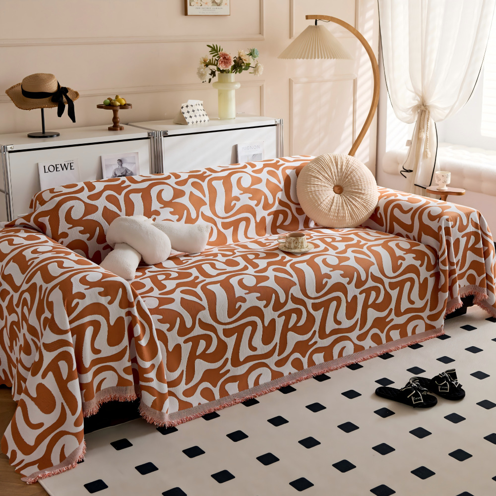 One-Piece Sofa Throw Blanket All-Season Universal Sofa Cover Full-Coverage Protective Cloth. 4HVV01-image-1098178473