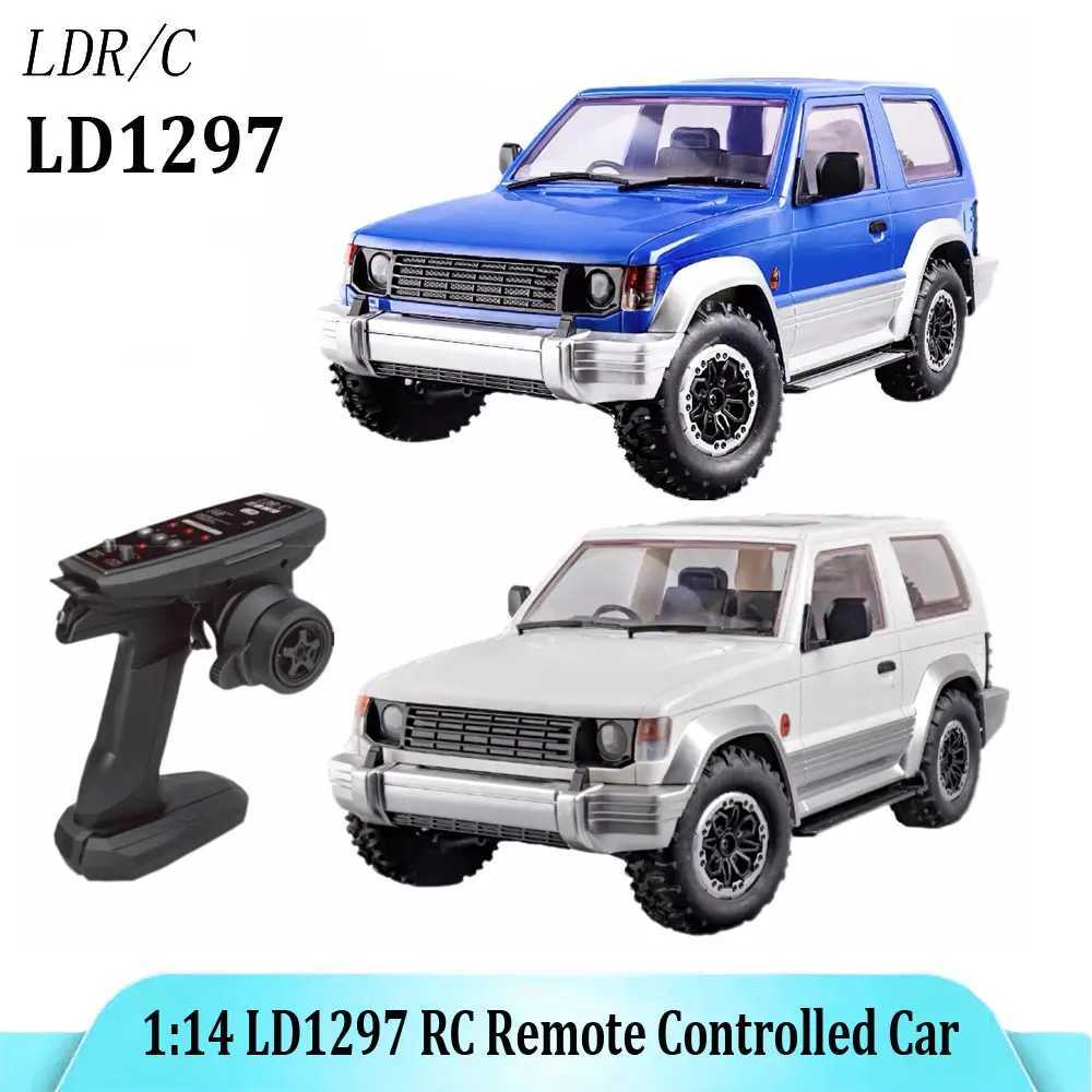 LDRC 1/14 LD1297 RC Remote Controlled Car With Lighting Variable Speed Car Four Wheel Drive Drift Racing Model Toy Boy GiftT260319-image-1098171515