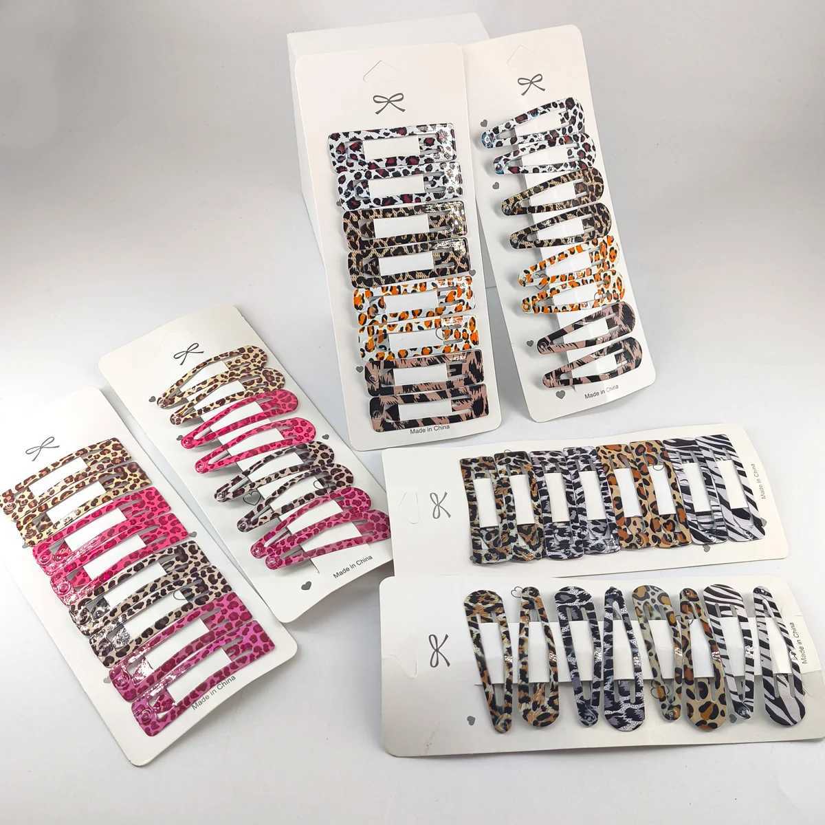 8pcs/set Leopard Print Hair Clips for Women Girls Vintage Geometric Drop BB Clips Bangs Hairpins Barrettes Hair Accessories H260319-image-1098193568