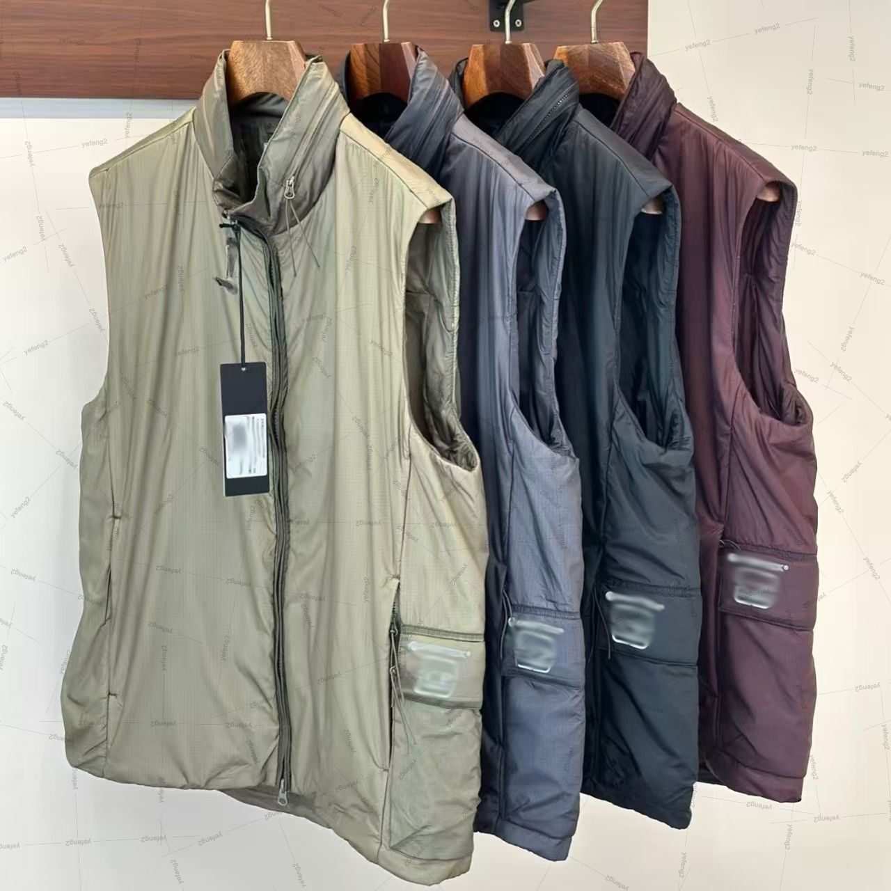 Veste de créateur pour hommes Design Goggle Detail Veste sans manches Veste technique rembourrée Gilet UrbanTactical