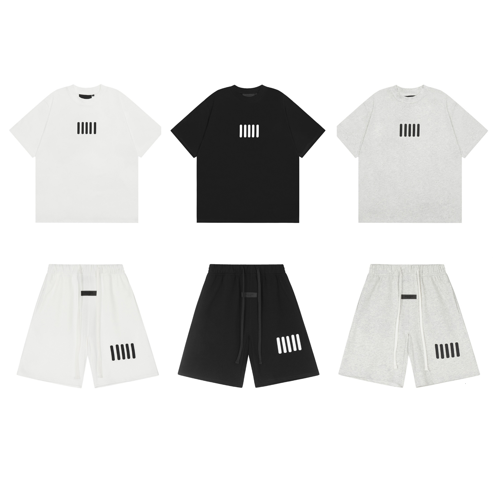 Couple Matching Streetwear Short Set For Men Women Loose Casual Letter Print T Shirt Top And Shorts Set Trend Style-image-1098113505