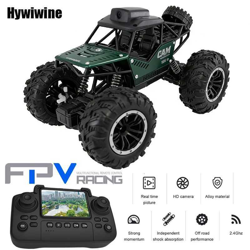 Rc Car with Camera Lcd Remote Fpv Real Time Transmission High Speed 24g Remote Control Car Take Pictures Toys For Kids AdultsT260319-image-1098174152