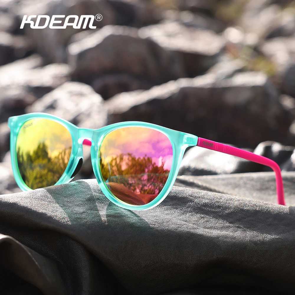 KDEAM Retro Oval Sunglasses Women Polarized Glasses Vinatge Medium Size Soft And Non Slip Nose Pads Paired With Brand H260319