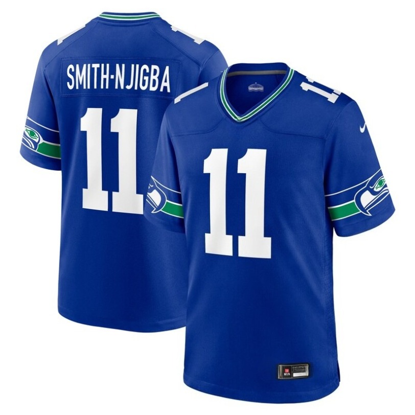 Jaxon Smith-Njigba, 11 Personnaliser Jersey Hommes Femmes et Jeunes Tailles S-XXXL