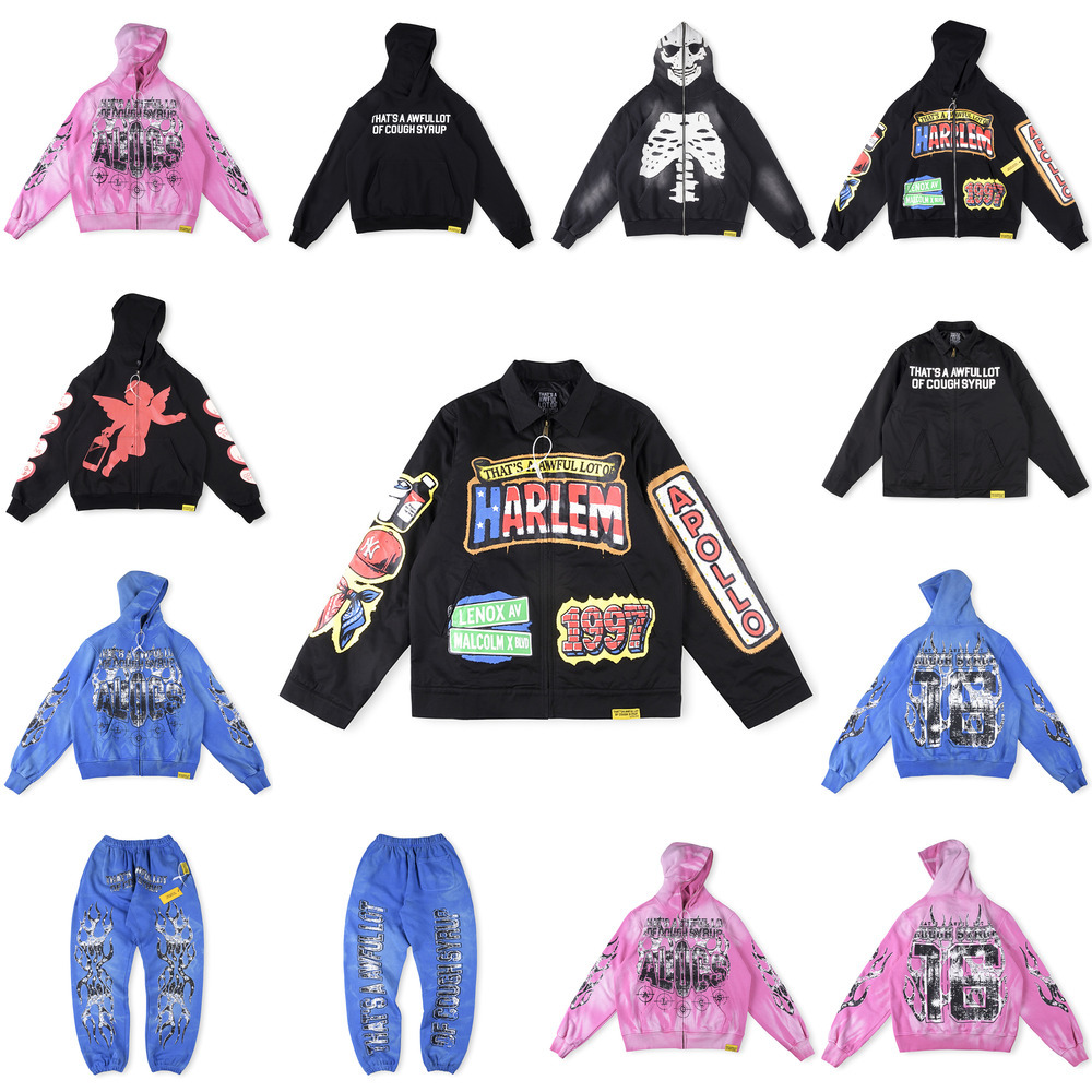 Designer hoodie THAT'S A AWFUL LOT OF COUGH SYRUP hoodie zip up hoodie designer pullover sweatshirt men women hoodies sweatpants tracksuits US