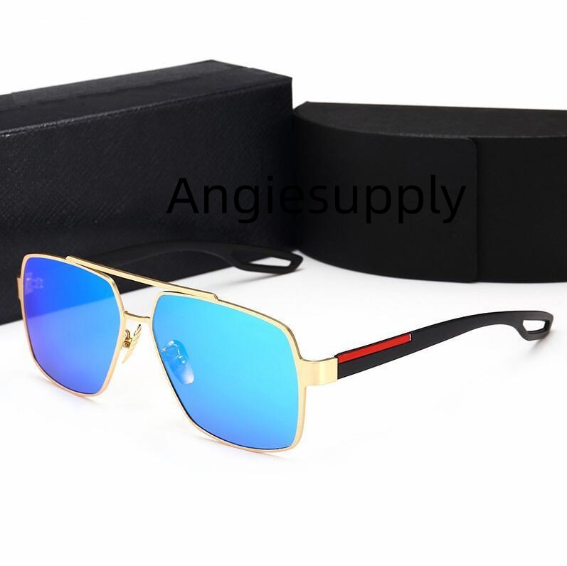 Designer Sunglasses for Man Woman Fashion Glasses Rectangle Big Full Frame Letter Design for Man Women 5 Option Top HOT