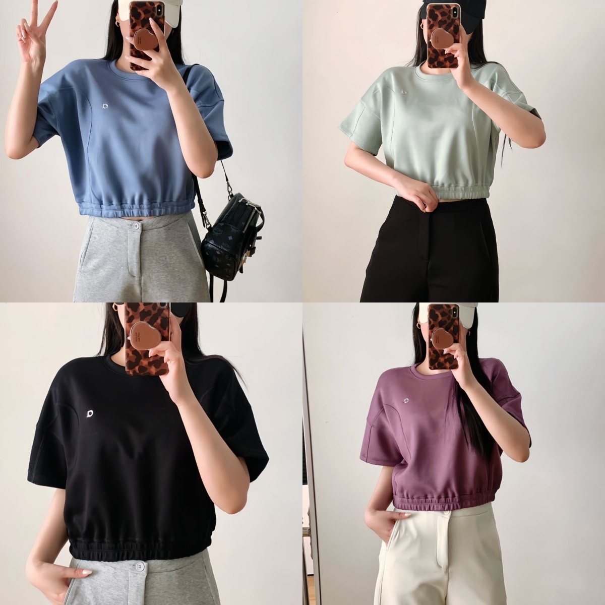 A1979 Womens Collection Loose Hem Short Sleeve Tee Women's Loose Fit Casual T-Shirt Tank Top For Active Ladies Women Shirts