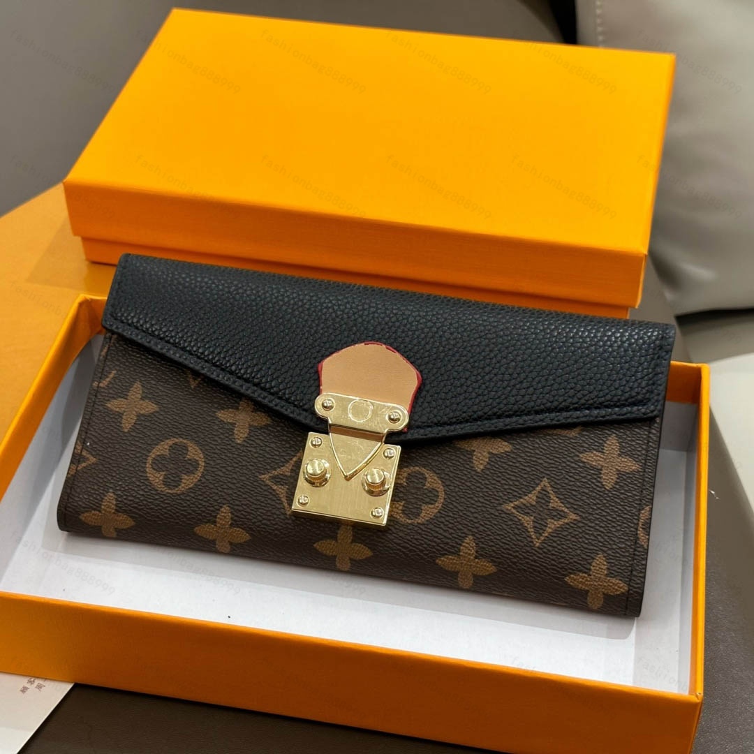 2026 new 60017 luxury women clutch long wallet embossed pu leather single zipper designer wallet coin purse card holder for men and women daily use