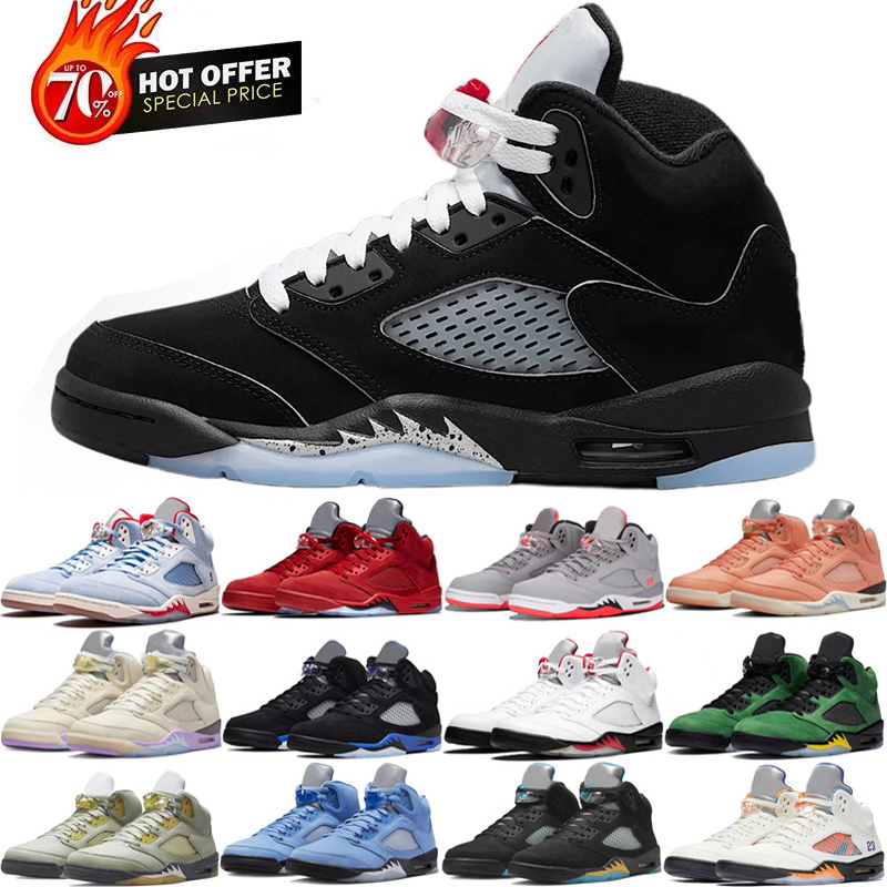 Designer Men 5 6 Basketball Shoes 5s Wolf Grey 6s Olive Navy Georgetown Aqua UNC Lucky Green Concord Racer Blue Raging Bull Fire Red Suede Sail Burg