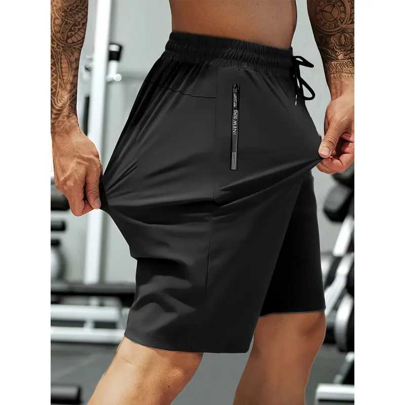 Summer Mens Casual Sports Shorts Fitness Running Beach Clothes Short Pants Cargo Ice Silk Man Quick-Dry Sportswear Woman GymT260319