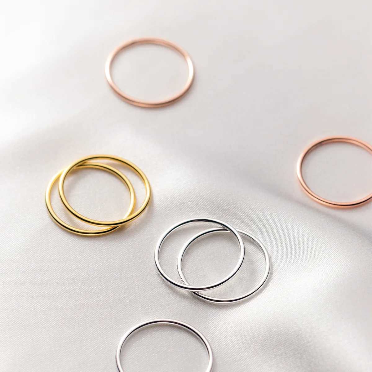 La Monada 45-59mm Plain Thin Women Ring 925 Sterling Silver Big Small Rings For Women 925 Silver Finger Rings Woman Girls Kids H260320-image-1098360589