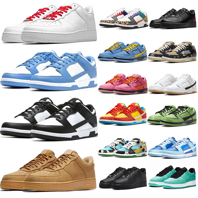 Free shipping 1 1sdesigner sneakers man woman 1s trainers triple black white panda grey mens womens outdoor low trainers casual shoes