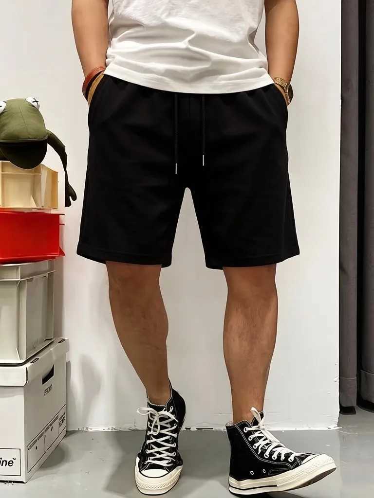 Man Summer Casual Gym Short Pants Oversized Comfortable Shorts Breathable Daily Sportpants Drawstring Fashion Youthful PantsT260319-image-1098324798