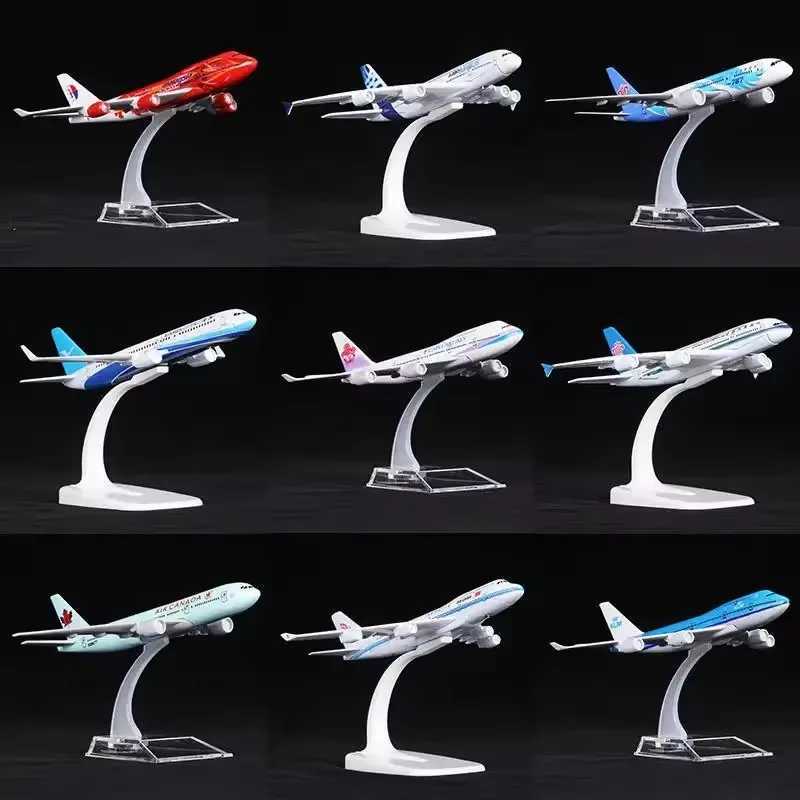 16CM Diecast Alloy 737 747 757 777 787 Airplane Model Toy Plane Collected Gift Series for Collectible Display K260320-image-1098306147