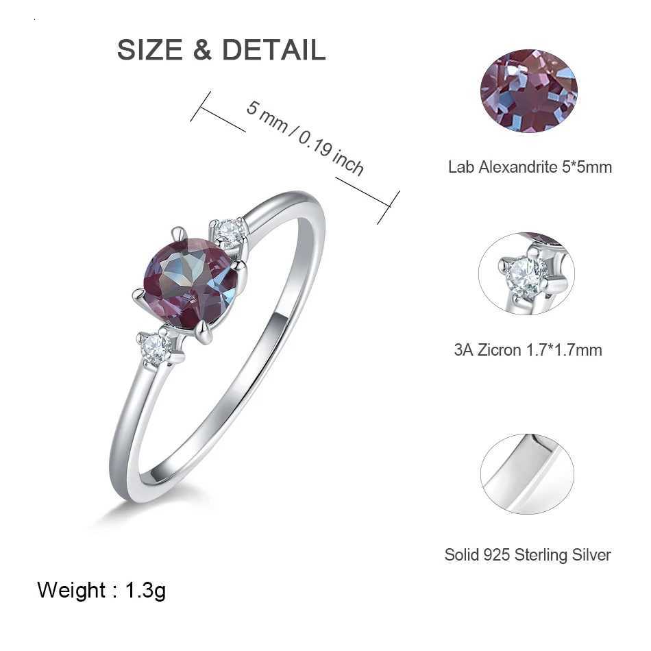 ALLNOEL naturel Alexandrite 925 bague en argent anneaux de santé pour les femmes perte de poids Fatigue pression soulagement de la Fatigue Yoga b