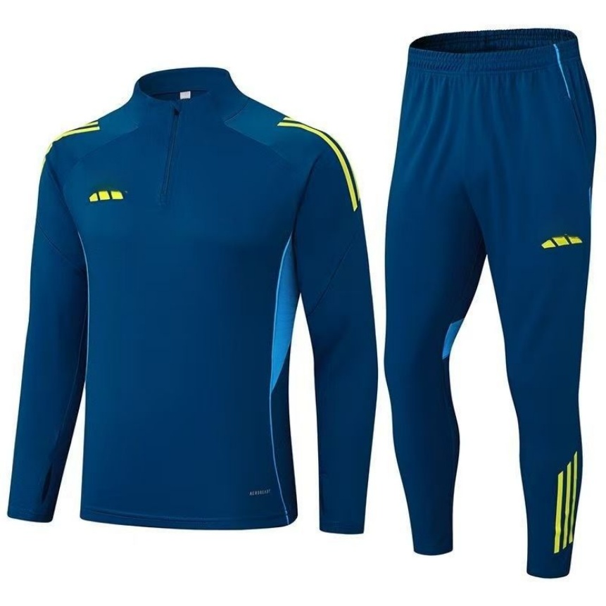 designer mens tracksuits tech set two-piece tracksuit sport fiess suit running shirt pants quick-dry half zip jogger sportswear Asian