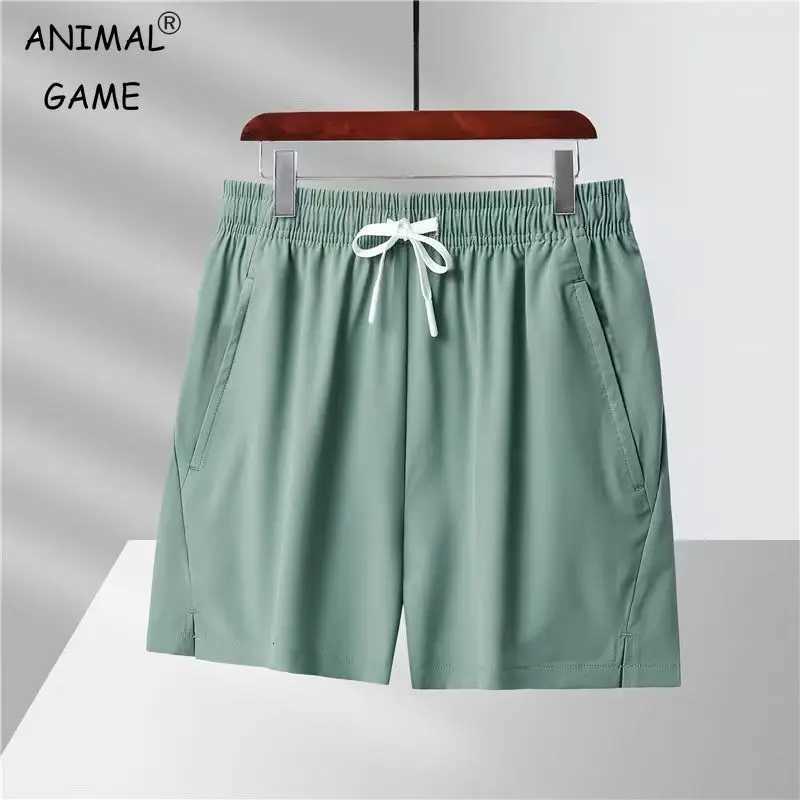 Summer Mens Shorts with Zip Pocket Quick-Drying Sports Trousers Lightweight Breathable Sports Shorts Casual StreetwearT260319-image-1098325759