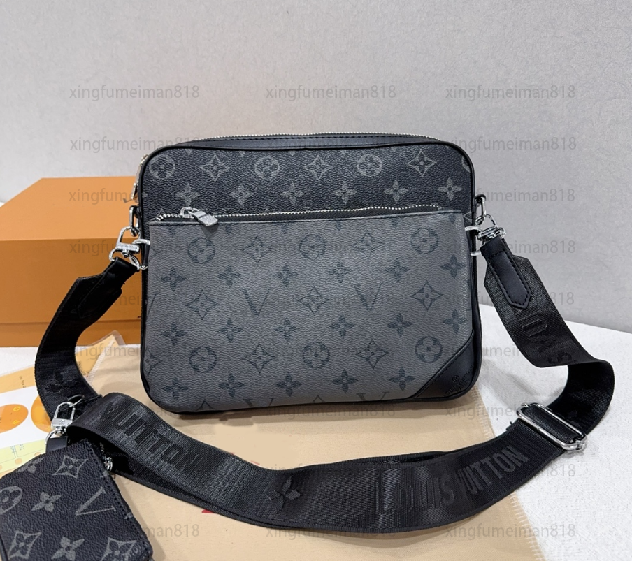 Mens Shoulder Bags PU leather Designers Messenger Bag Famous Trip Postman Classic Handbag Briefcase Crossbody Bags lvslys women bag wallet sacoche h